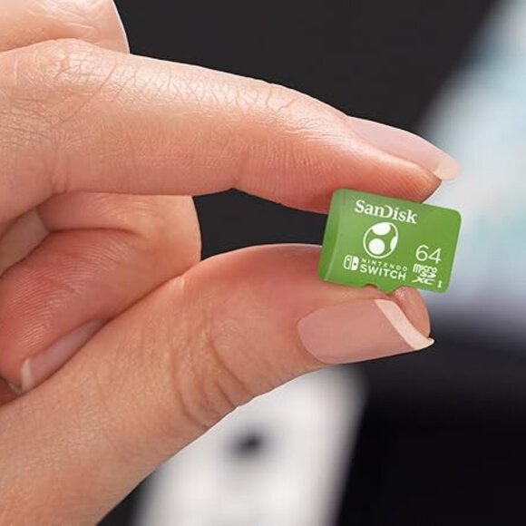 Nintendo Switch 64gb Sandisk Micro Card SD + Adapter Bundle - Picture 7 of 8
